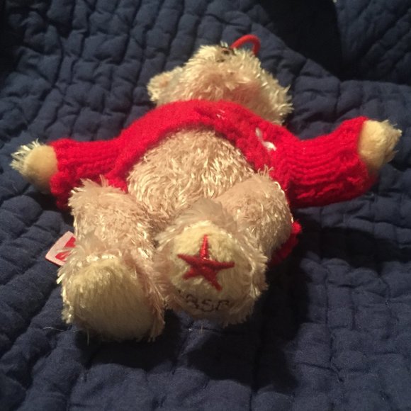 Gund Macy's Christmas Plush Bear Xmas Ornament - Picture 2 of 4